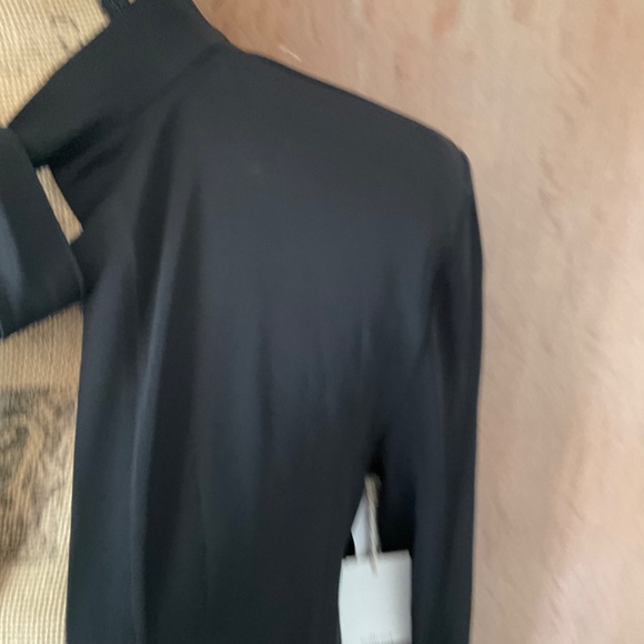 NWT Aritzia Wilifred black top tie cape kimono cardigan size Small - Picture 9 of 14